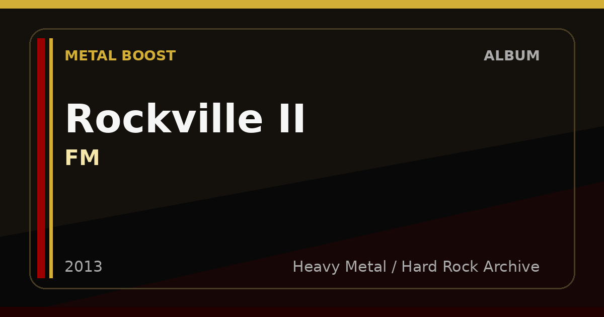 Rockville II – FM | METAL BOOST album visual