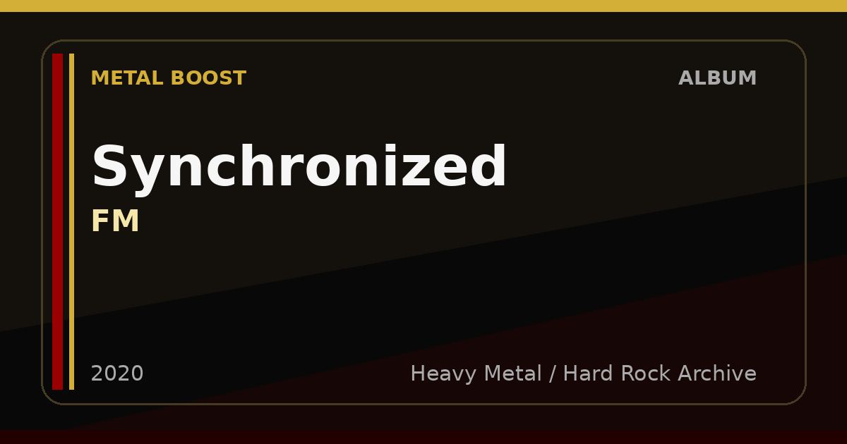 Synchronized – FM | METAL BOOST album visual