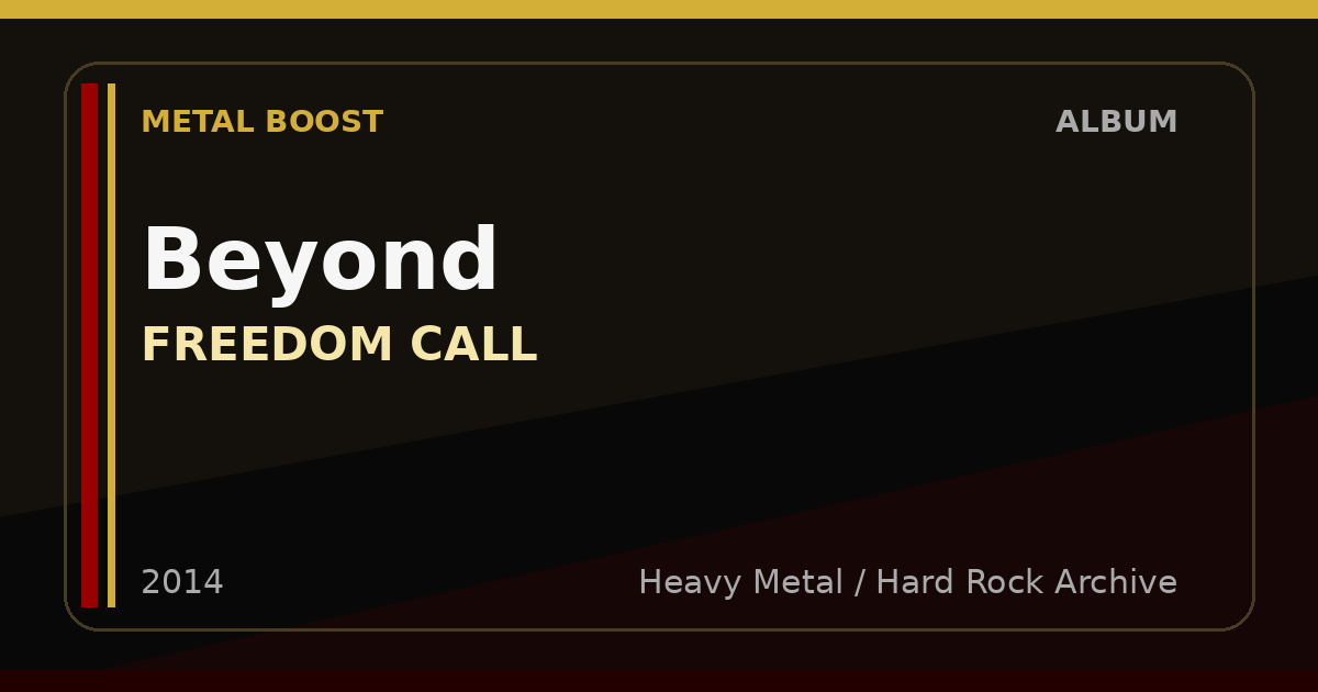 Beyond – FREEDOM CALL | METAL BOOST album visual