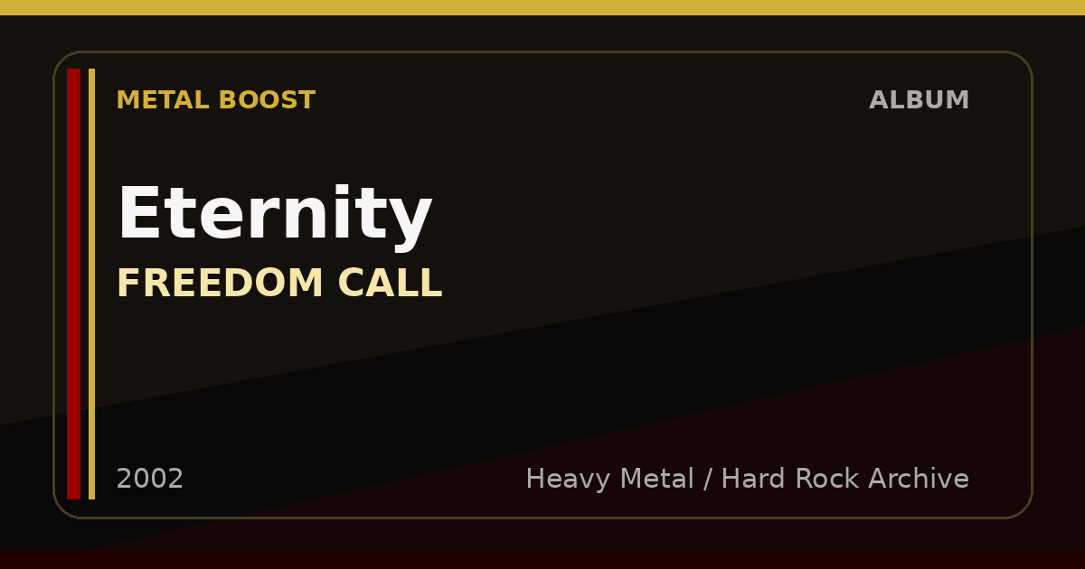 Eternity – FREEDOM CALL | METAL BOOST album visual