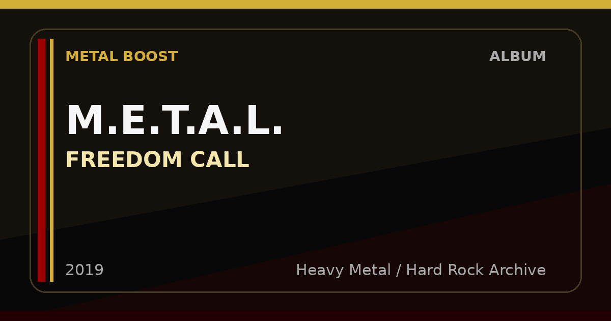 M.E.T.A.L. – FREEDOM CALL | METAL BOOST album visual