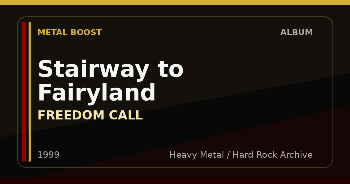 Stairway to Fairyland – FREEDOM CALL | METAL BOOST album visual