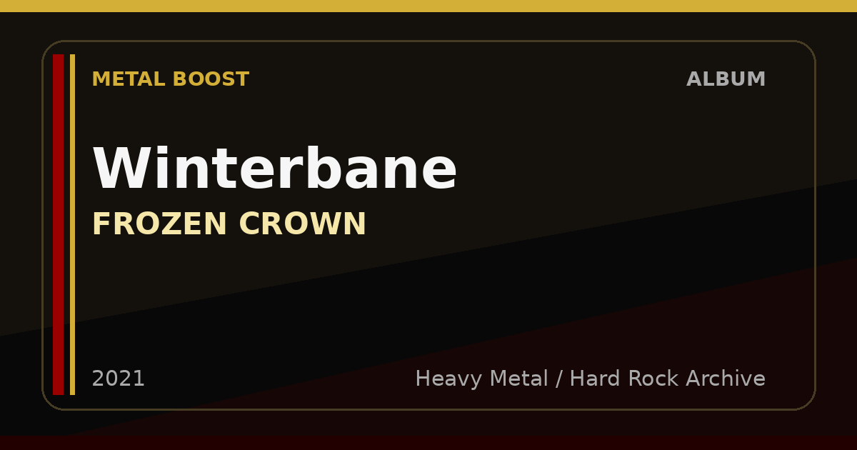 Winterbane – FROZEN CROWN | METAL BOOST album visual