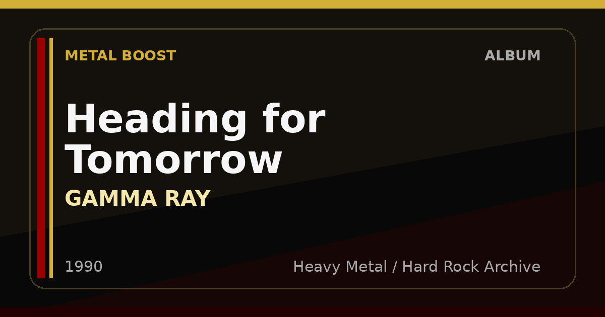 Heading for Tomorrow – GAMMA RAY | METAL BOOST album visual