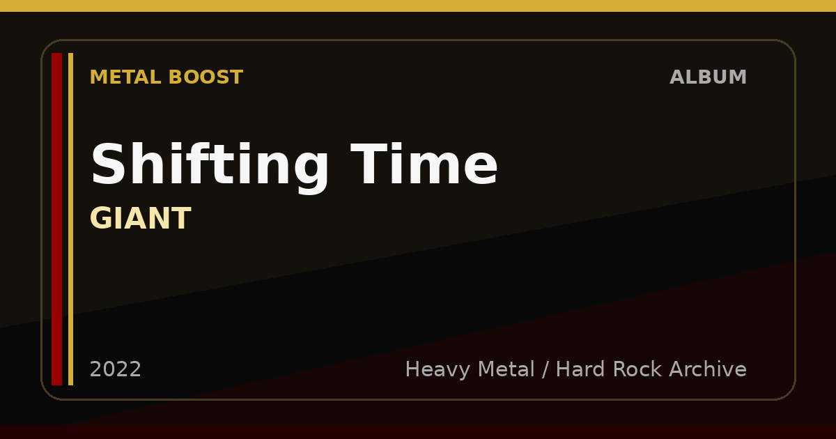 Shifting Time – GIANT | METAL BOOST album visual