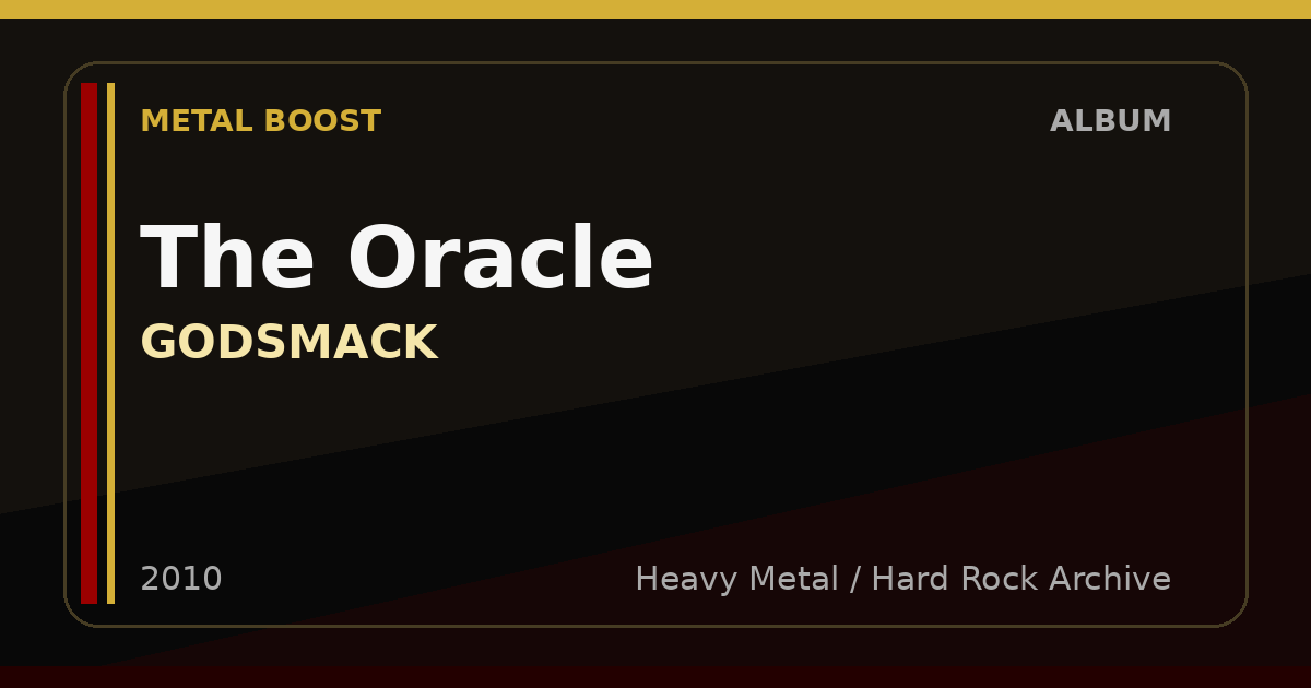 The Oracle – GODSMACK | METAL BOOST album visual