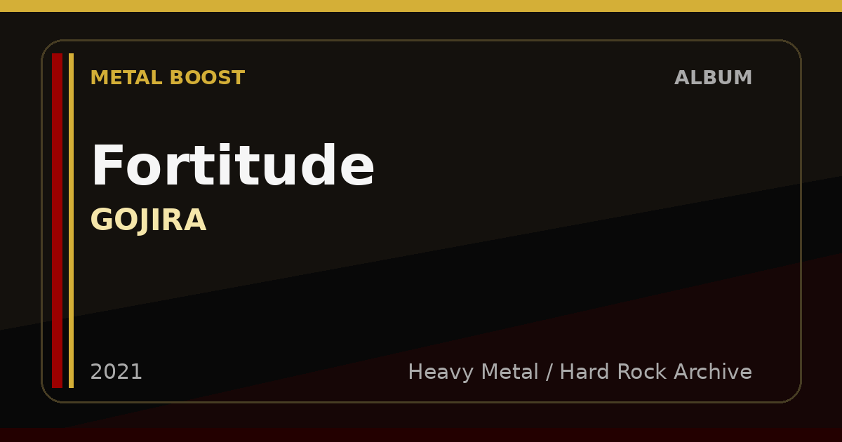Fortitude – GOJIRA | METAL BOOST album visual