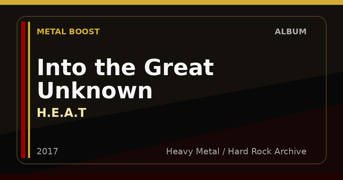 Into the Great Unknown – H.E.A.T | METAL BOOST album visual