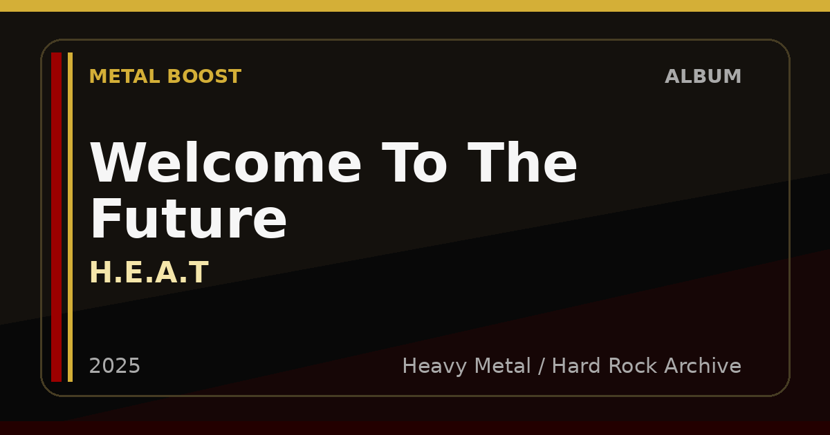 Welcome To The Future – H.E.A.T | METAL BOOST album visual