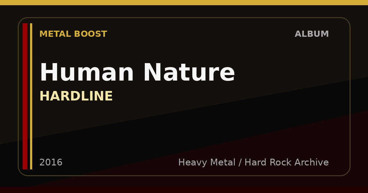 Human Nature – HARDLINE | METAL BOOST album visual