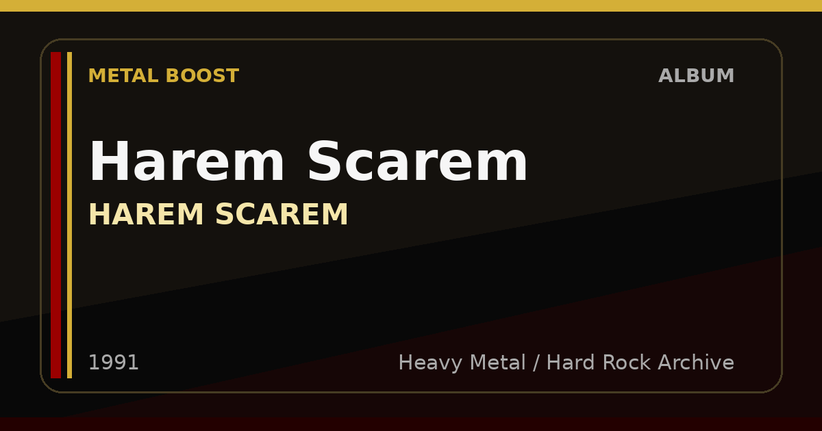 Harem Scarem – HAREM SCAREM | METAL BOOST album visual