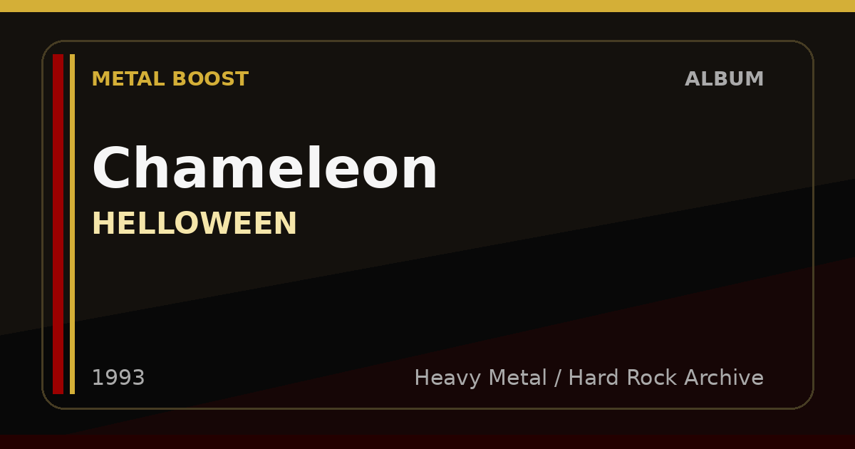 Chameleon – HELLOWEEN | METAL BOOST album visual