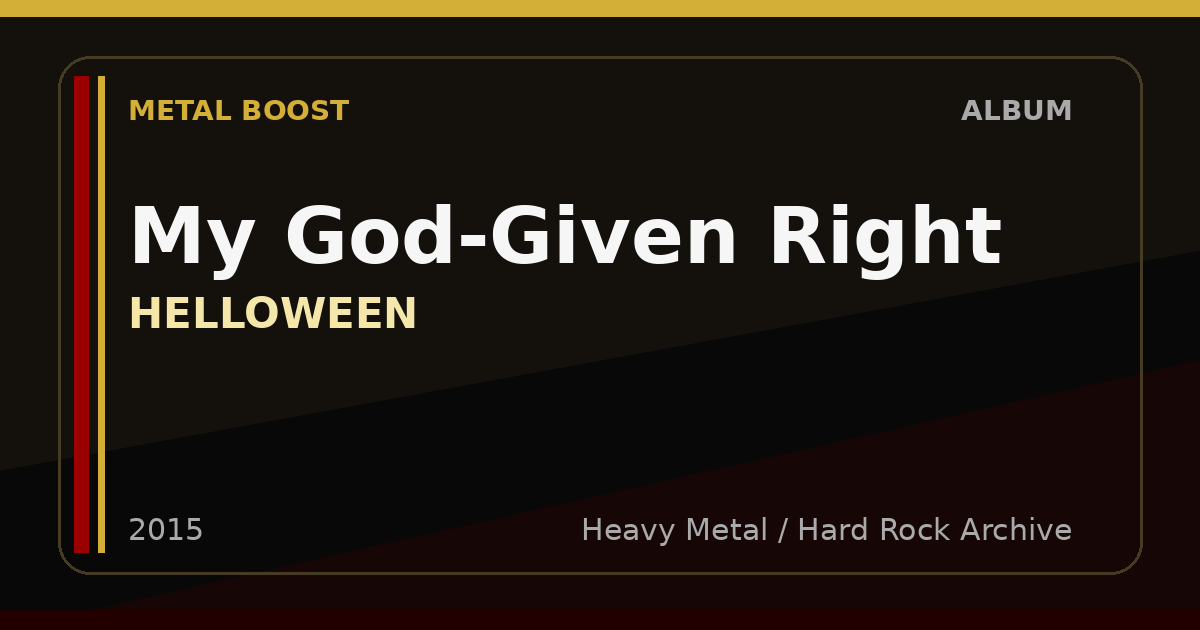 My God-Given Right – HELLOWEEN | METAL BOOST album visual