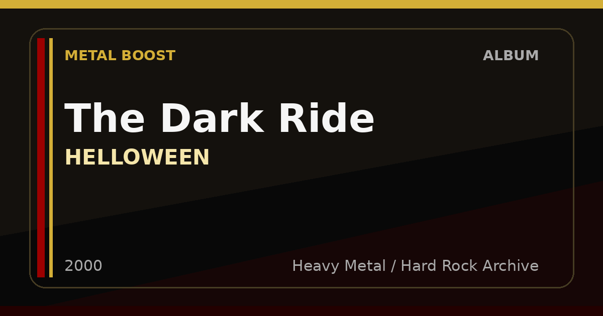 The Dark Ride – HELLOWEEN | METAL BOOST album visual