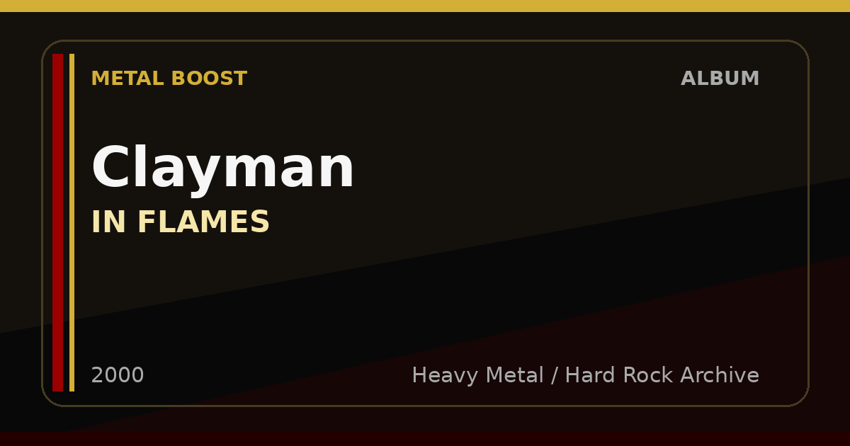 Clayman – IN FLAMES | METAL BOOST album visual