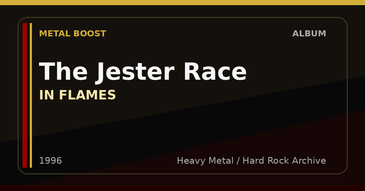 The Jester Race – IN FLAMES | METAL BOOST album visual