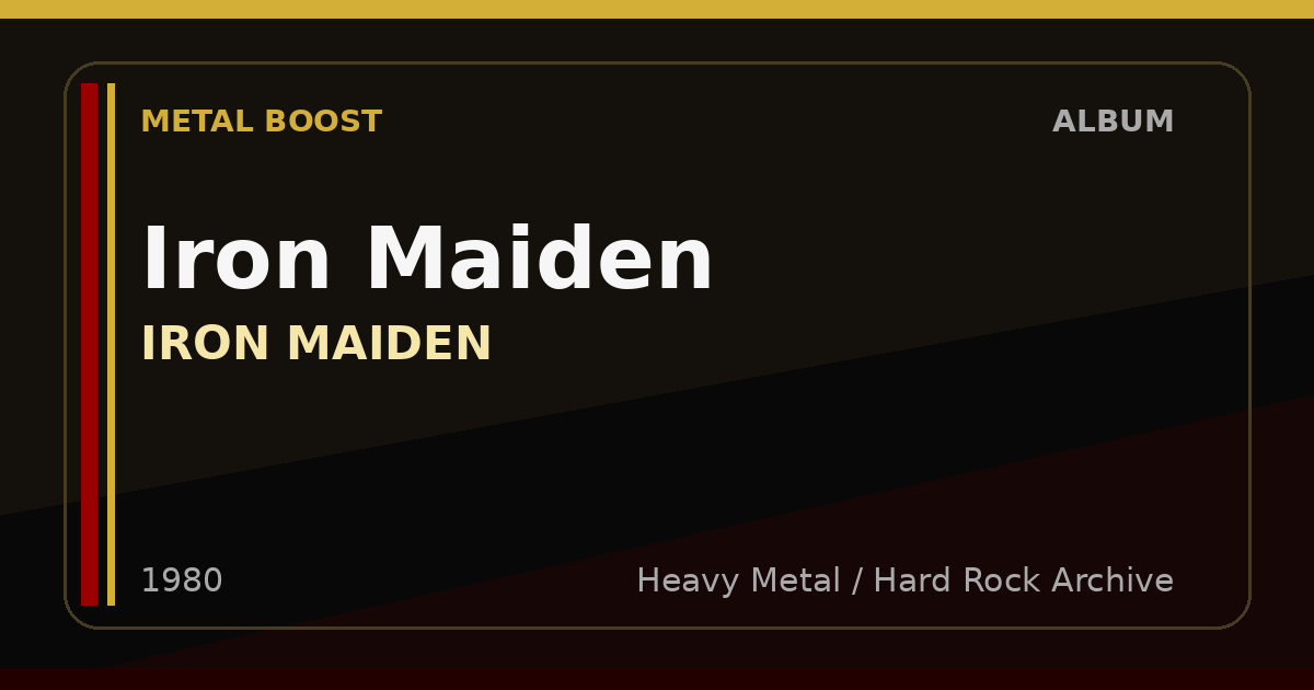 Iron Maiden – IRON MAIDEN | METAL BOOST album visual