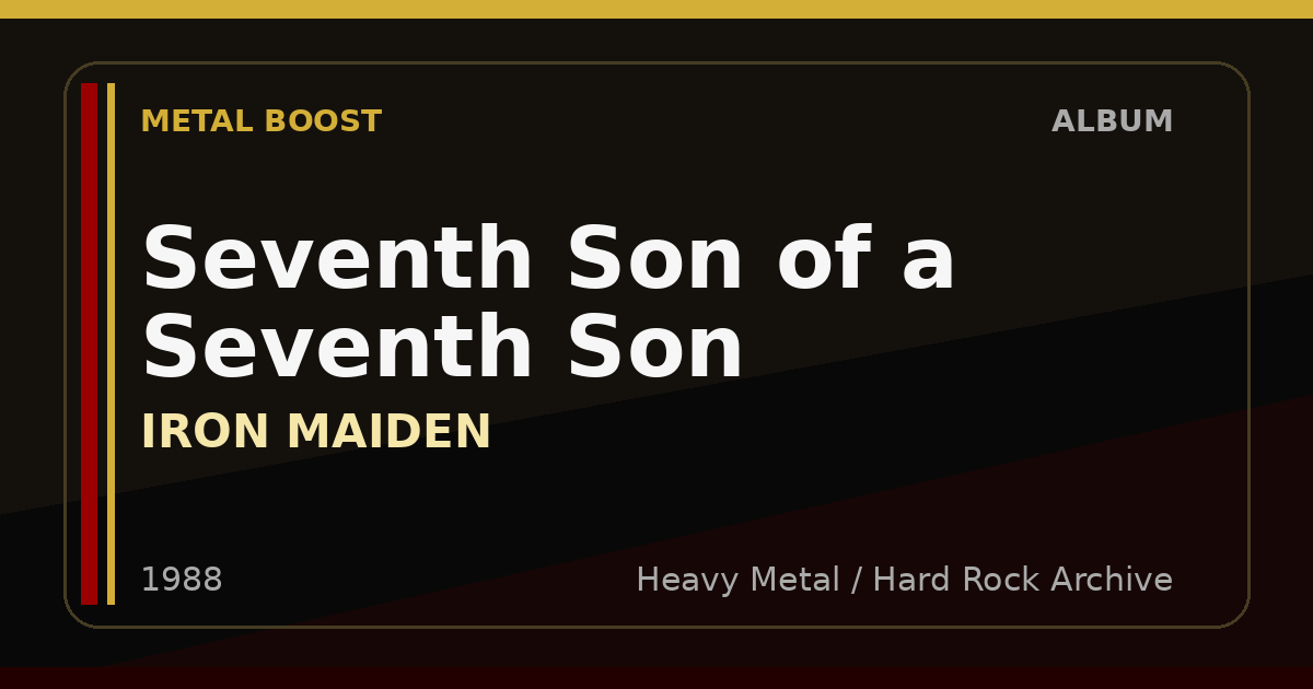 Seventh Son of a Seventh Son – IRON MAIDEN | METAL BOOST album visual