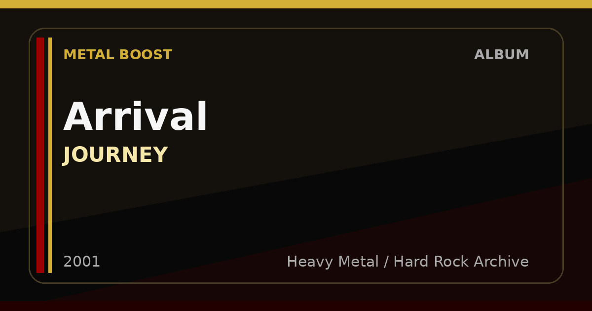 Arrival – JOURNEY | METAL BOOST album visual