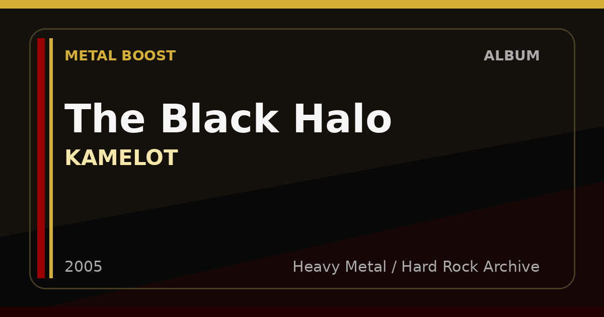 The Black Halo – KAMELOT | METAL BOOST album visual