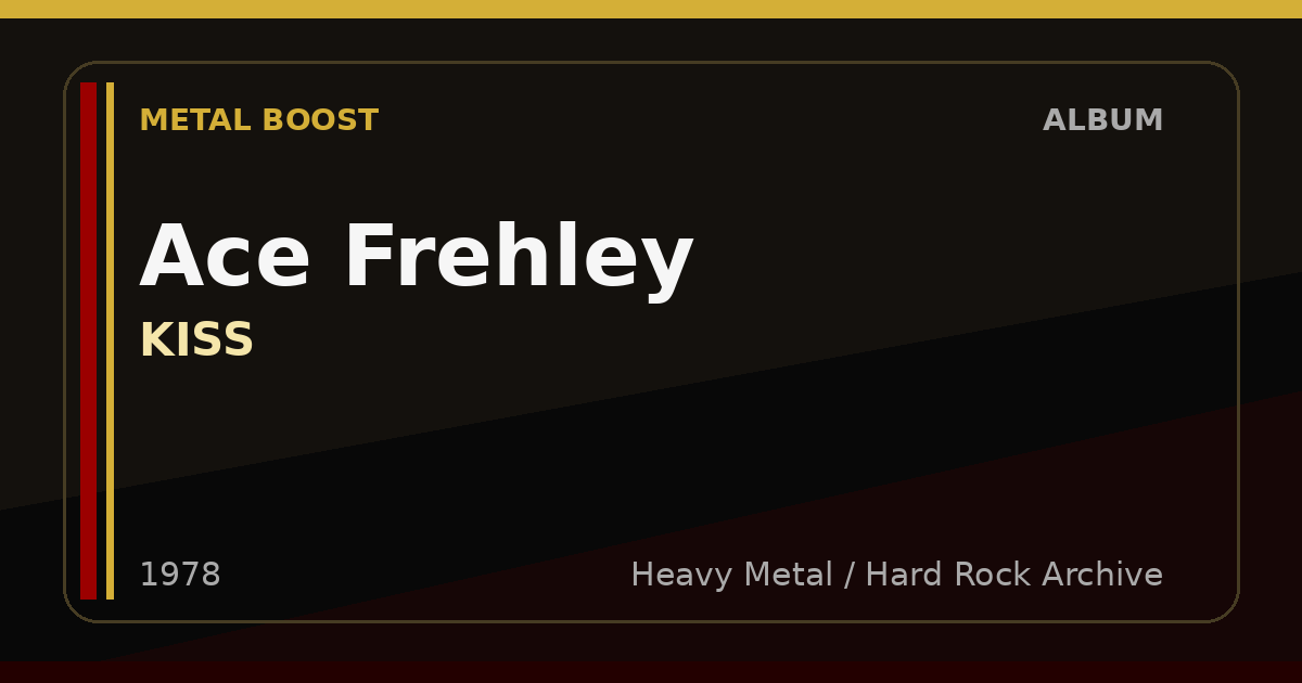 Ace Frehley – KISS | METAL BOOST album visual