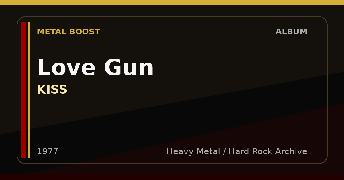 Love Gun – KISS | METAL BOOST album visual