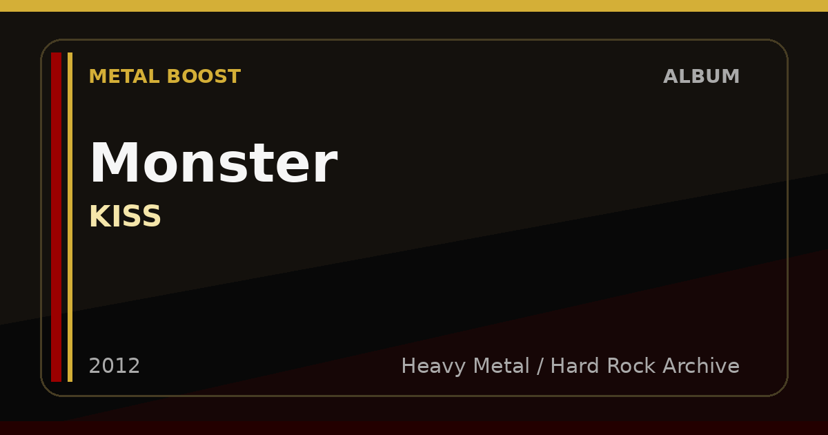 Monster – KISS | METAL BOOST album visual