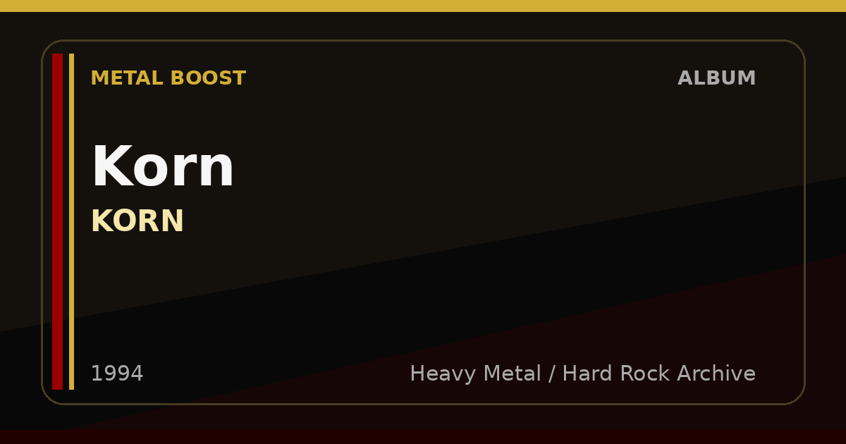 Korn – KORN | METAL BOOST album visual
