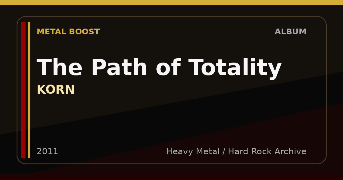 The Path of Totality – KORN | METAL BOOST album visual