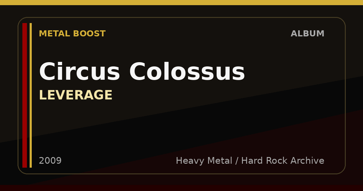 Circus Colossus – LEVERAGE | METAL BOOST album visual