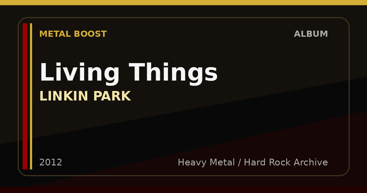Living Things – LINKIN PARK | METAL BOOST album visual