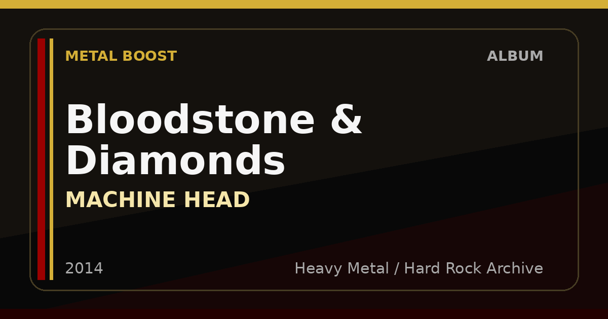 Bloodstone & Diamonds – MACHINE HEAD | METAL BOOST album visual