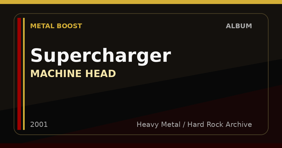 Supercharger – MACHINE HEAD | METAL BOOST album visual