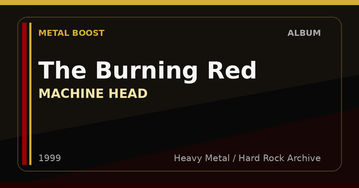 The Burning Red – MACHINE HEAD | METAL BOOST album visual