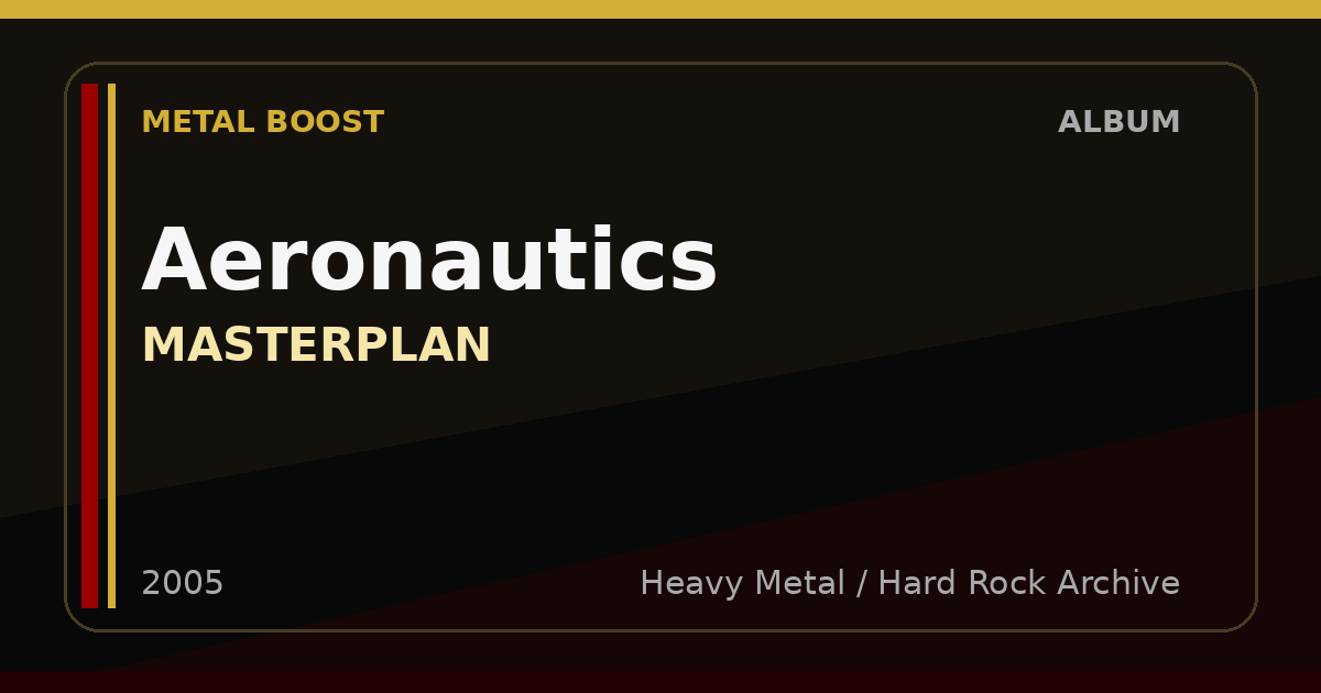 Aeronautics – MASTERPLAN | METAL BOOST album visual