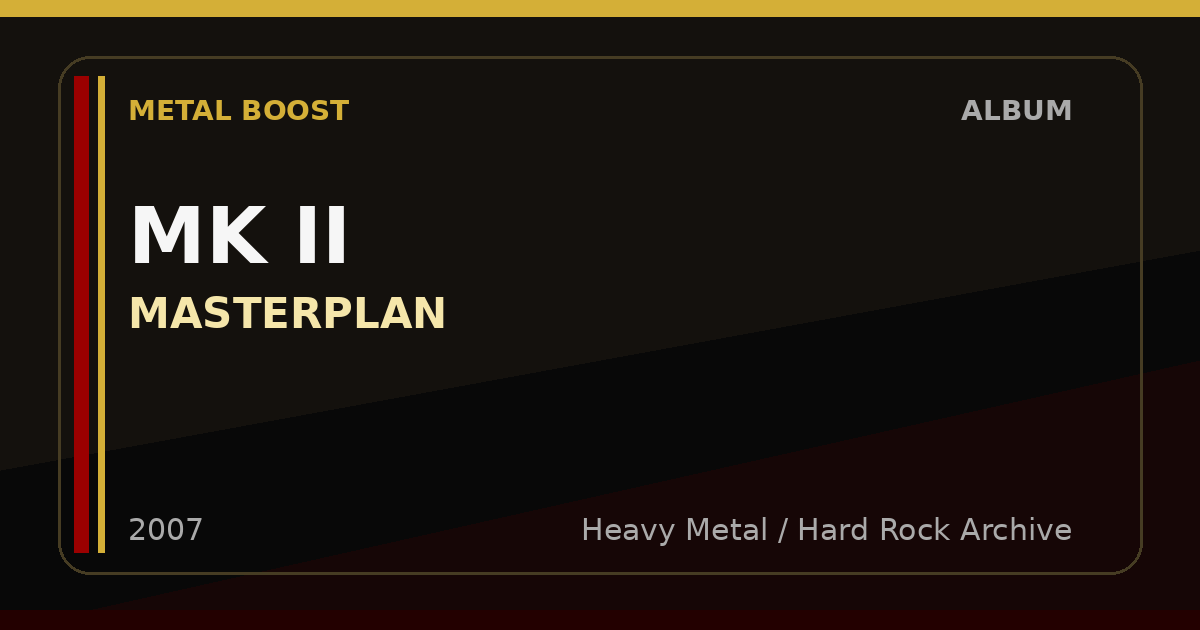 MK II – MASTERPLAN | METAL BOOST album visual