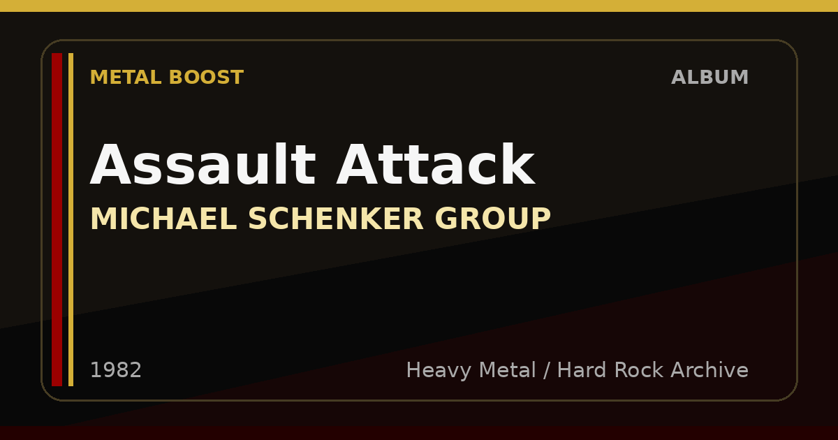 Assault Attack – MICHAEL SCHENKER GROUP | METAL BOOST album visual