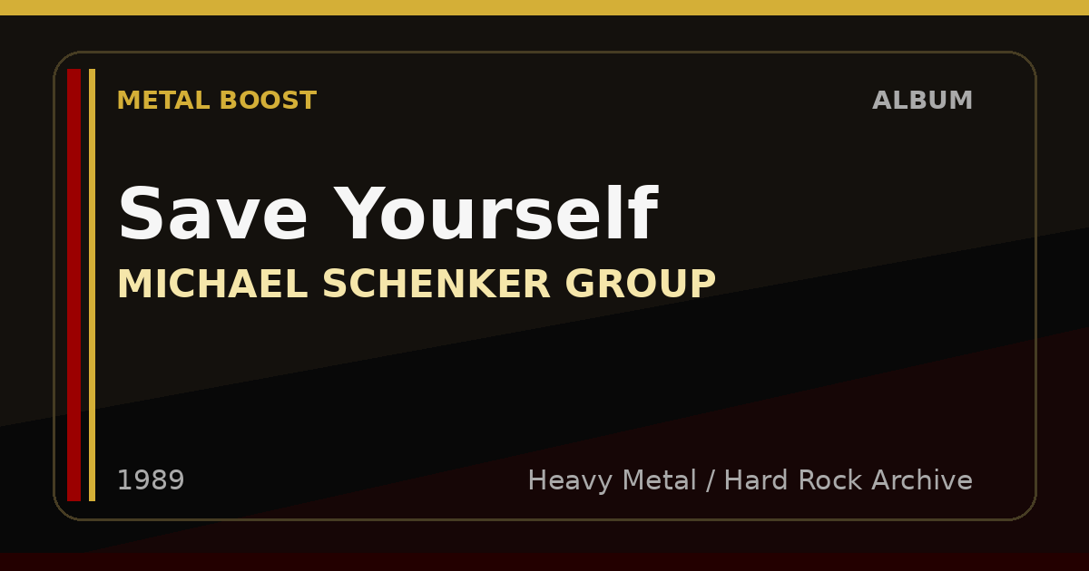 Save Yourself – MICHAEL SCHENKER GROUP | METAL BOOST album visual