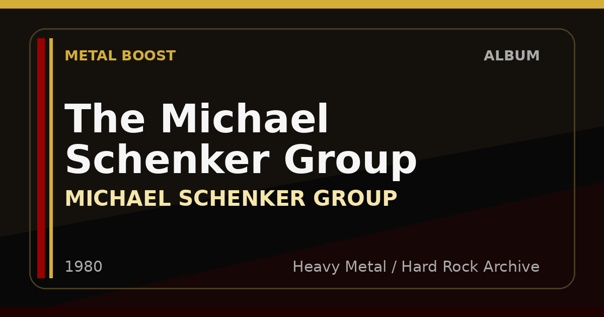 The Michael Schenker Group – MICHAEL SCHENKER GROUP | METAL BOOST album visual