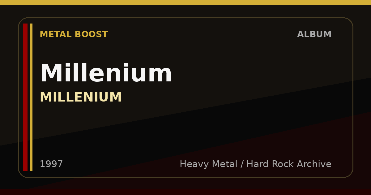 Millenium – MILLENIUM | METAL BOOST album visual