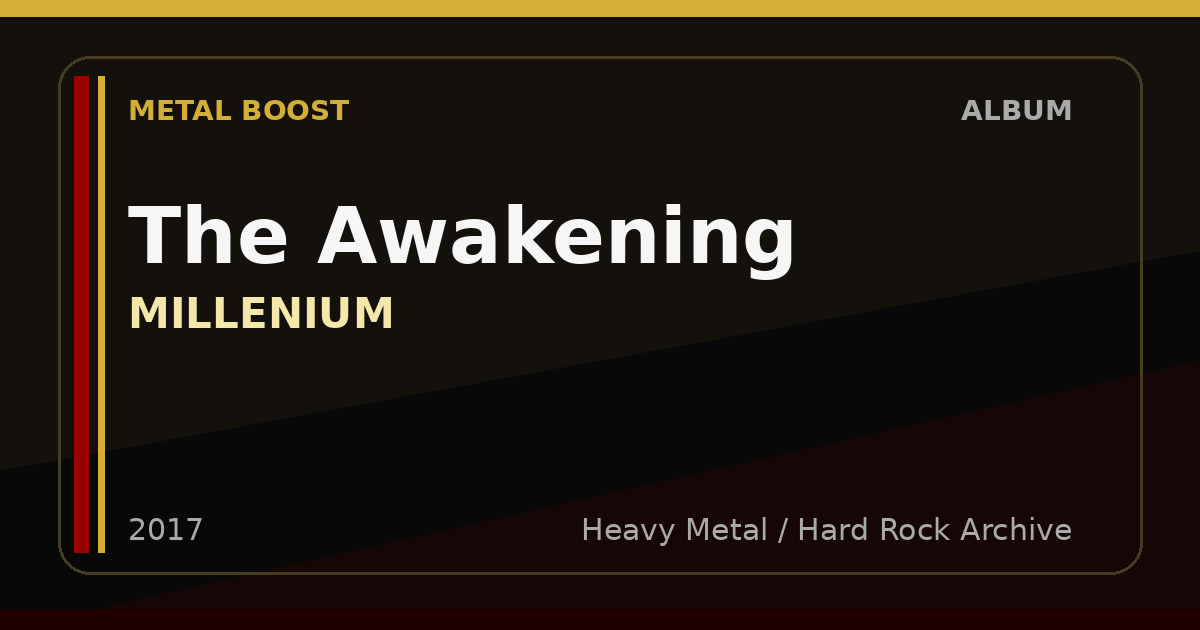 The Awakening – MILLENIUM | METAL BOOST album visual