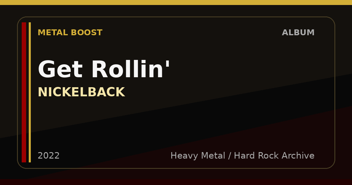 Get Rollin' – NICKELBACK | METAL BOOST album visual