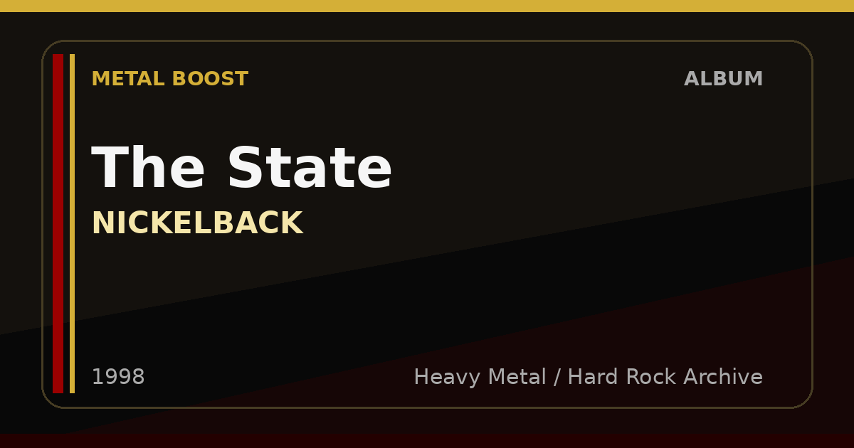 The State – NICKELBACK | METAL BOOST album visual