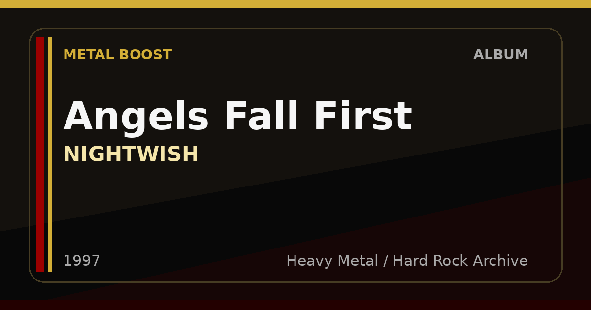 Angels Fall First – NIGHTWISH | METAL BOOST album visual