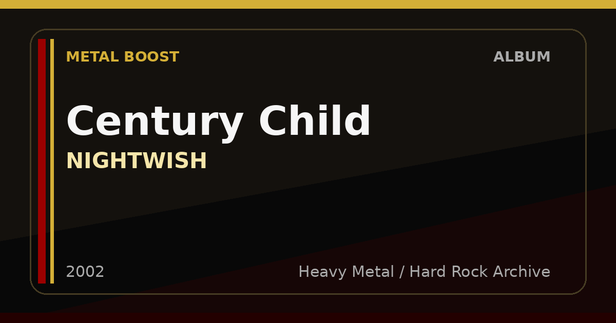 Century Child – NIGHTWISH | METAL BOOST album visual