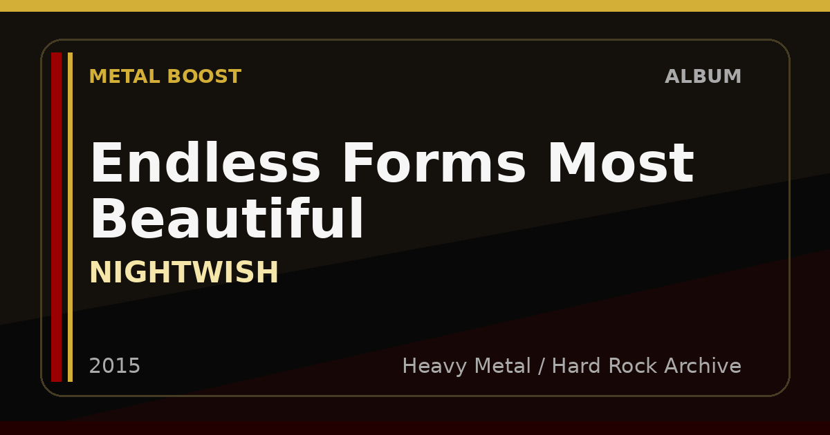 Endless Forms Most Beautiful – NIGHTWISH | METAL BOOST album visual