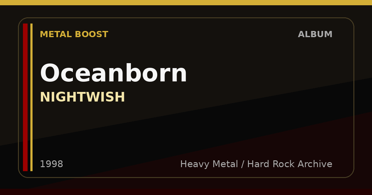 Oceanborn – NIGHTWISH | METAL BOOST album visual