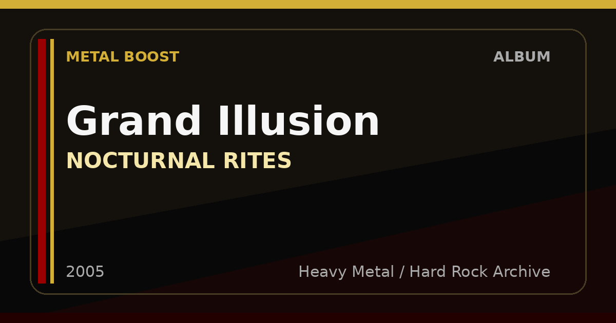 Grand Illusion – NOCTURNAL RITES | METAL BOOST album visual