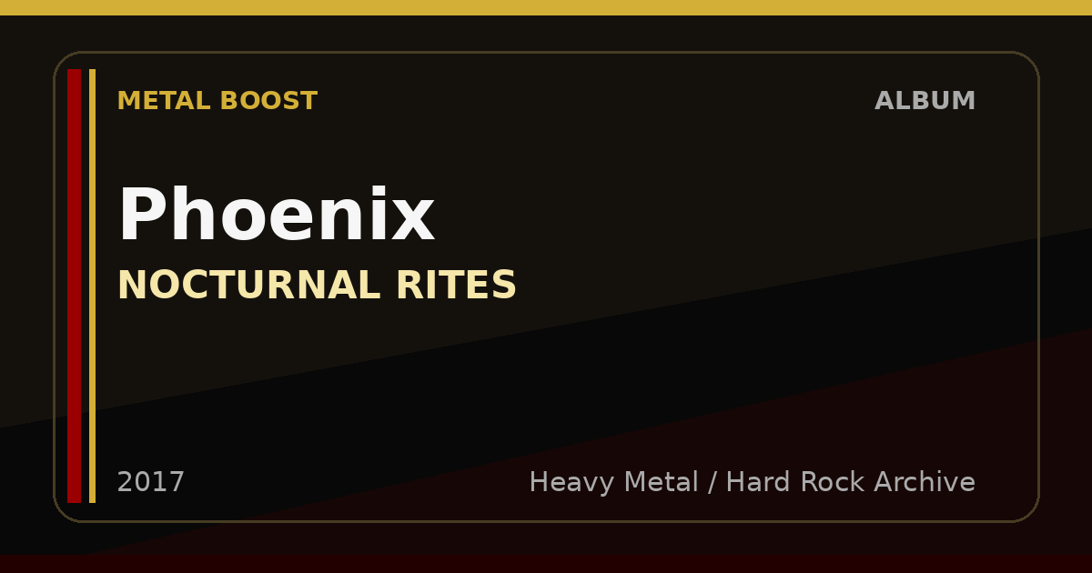 Phoenix – NOCTURNAL RITES | METAL BOOST album visual