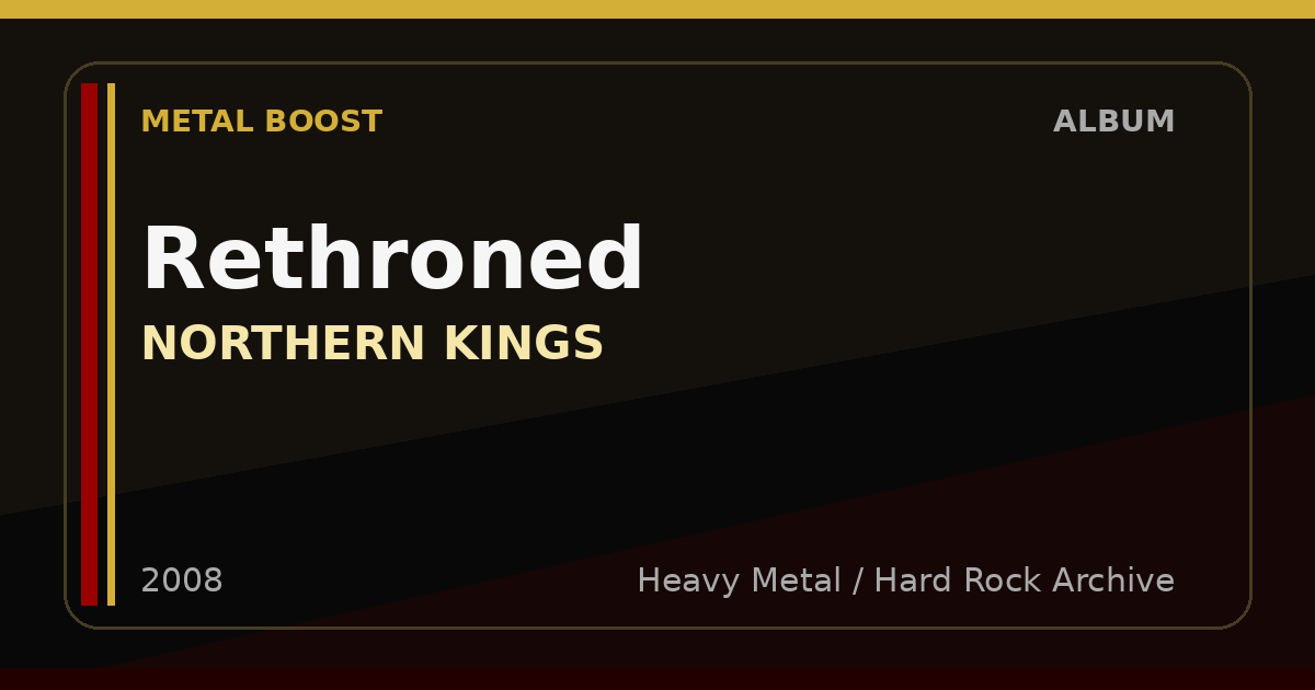 Rethroned – NORTHERN KINGS | METAL BOOST album visual